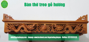 Bàn thờ treo gỗ Hương