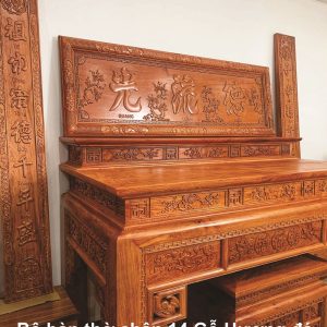 Bộ bàn thờ chân 14 Gỗ Hương đá