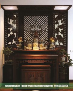 Bàn thờ gỗ - Đồ gỗ Tân Huy Tuy Hòa Phú Yên