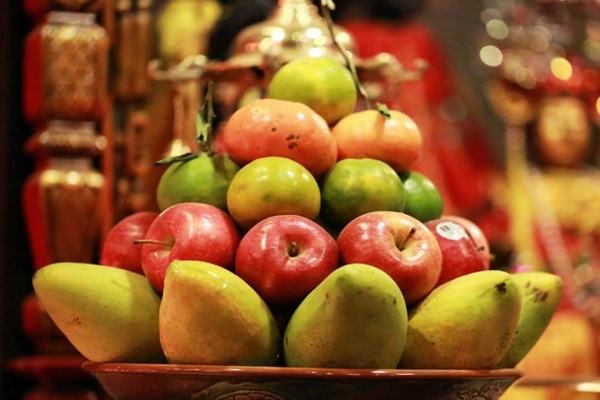 Dùng hoa quả để cúng mang ý nghĩa may mắn Dùng hoa quả để cúng mang ý nghĩa may mắn