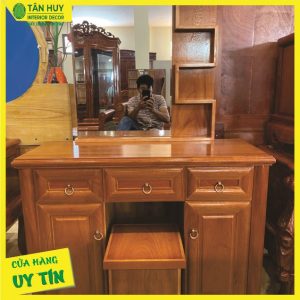 Bàn Trang Điểm Gỗ Gõ Đỏ Hiện Đại Gỗ Gõ Đỏ