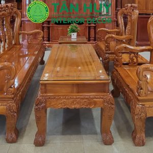 Bộ Minh Đào gỗ Cà Te Cột 10